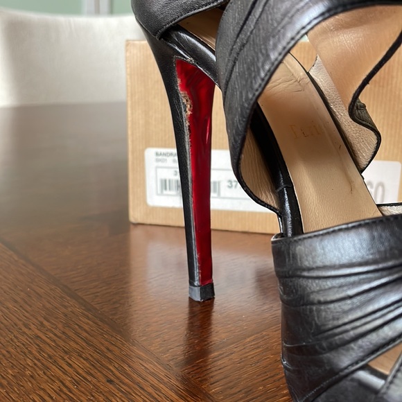 Christian Louboutin Black Bandra 37.5 - Picture 12 of 15